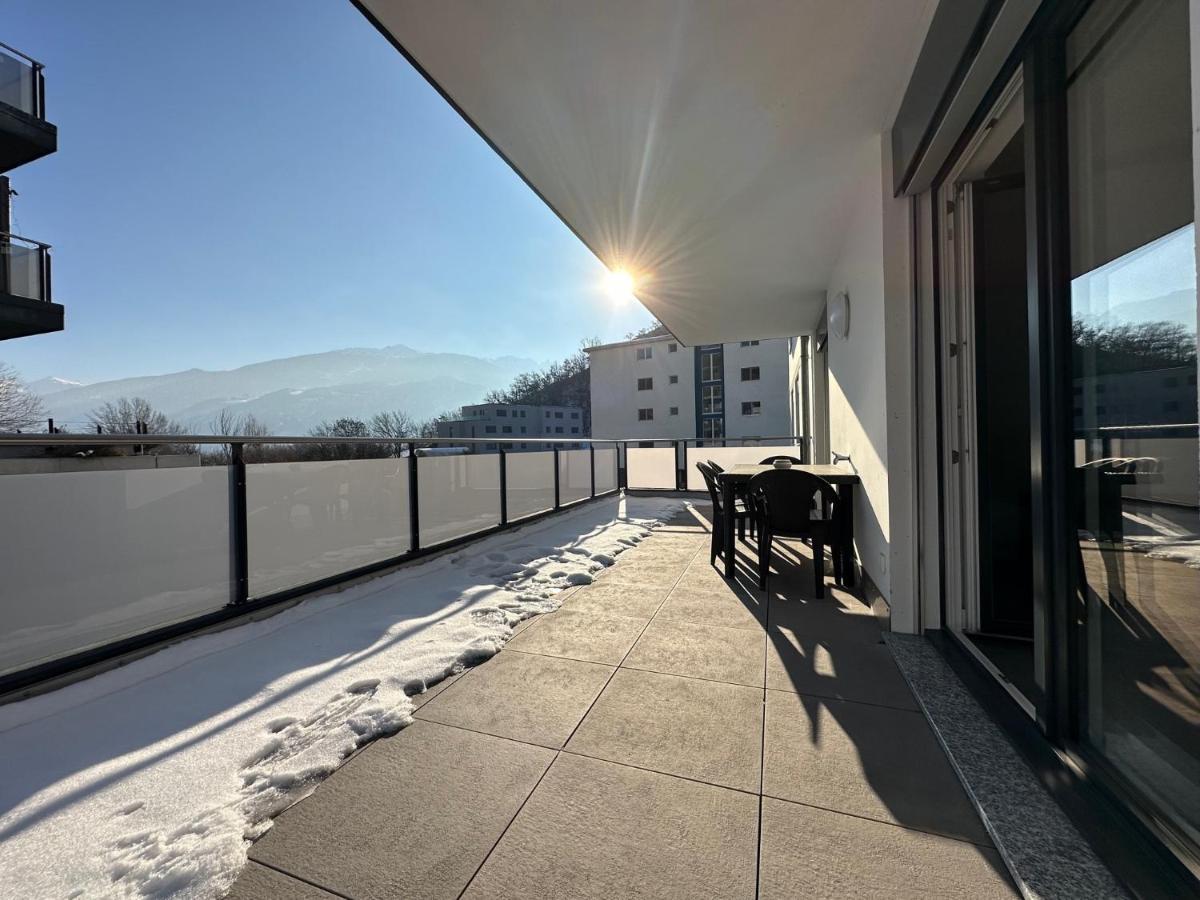 Apartamento Aux Bons Matins de Gégé Grimisuat Exterior foto